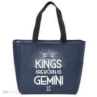 Kings Are Born As Gemini Tote Bag thumb 0