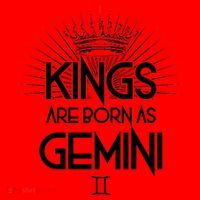 Kings Are Born As Gemini Santa Hat thumb 1