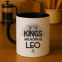 Kings Are Born As Leo Coffee Mug thumb 4