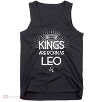Kings Are Born As Leo Tank Top thumb 0
