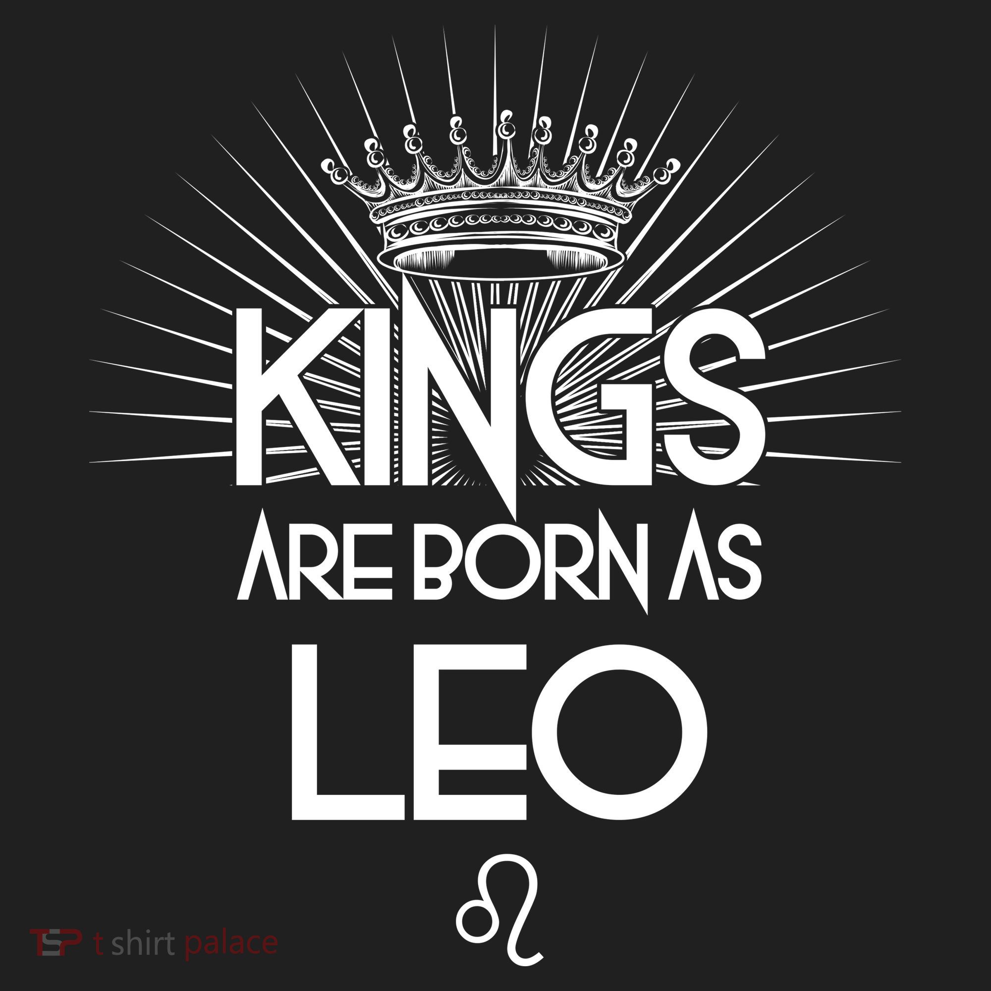 Kings Are Born As Leo Golf Towel