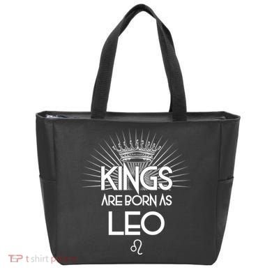 Kings Are Born As Leo Tote Bag