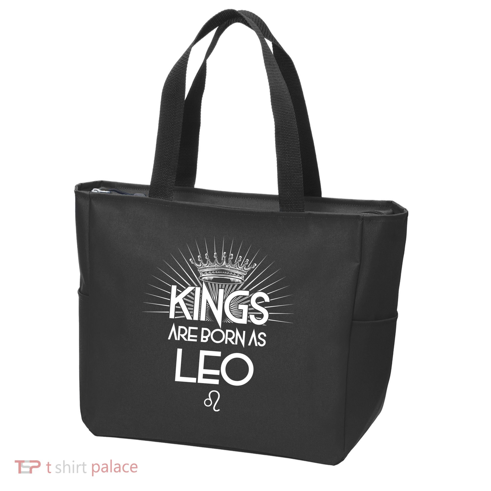 Kings Are Born As Leo Tote Bag