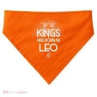 Kings Are Born As Leo USA-Made Doggie Bandana thumb 0