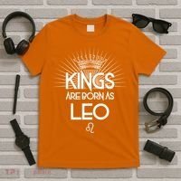 Kings Are Born As Leo T-Shirt thumb 5
