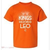 Kings Are Born As Leo Toddler T-Shirt thumb 0