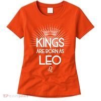 Kings Are Born As Leo Women's T-Shirt thumb 0