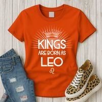 Kings Are Born As Leo Women's T-Shirt thumb 3