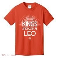 Kings Are Born As Leo Kids T-Shirt thumb 0