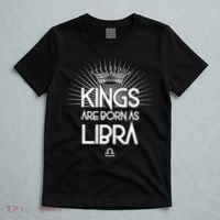 Kings Are Born As Libra T-Shirt thumb 5