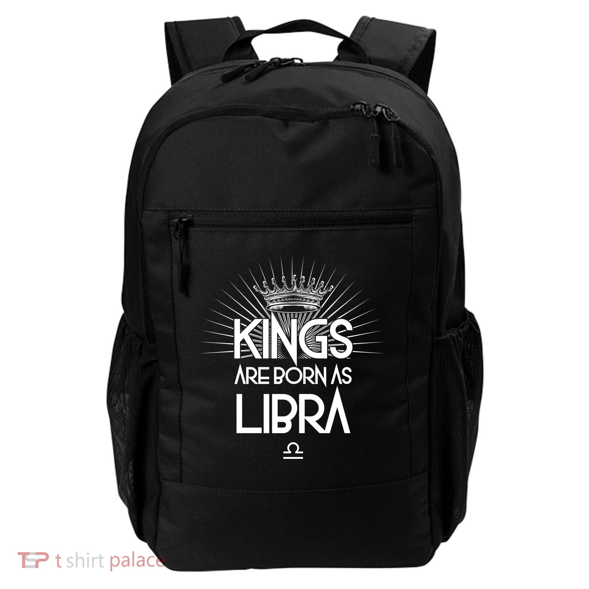 Kings Are Born As Libra Backpack