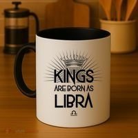 Kings Are Born As Libra Coffee Mug thumb 4