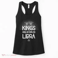 Kings Are Born As Libra Women's Tank Top thumb 0