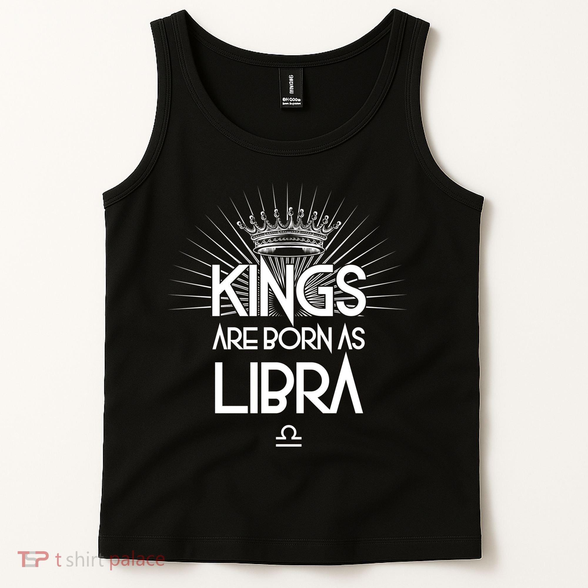 Kings Are Born As Libra Tank Top