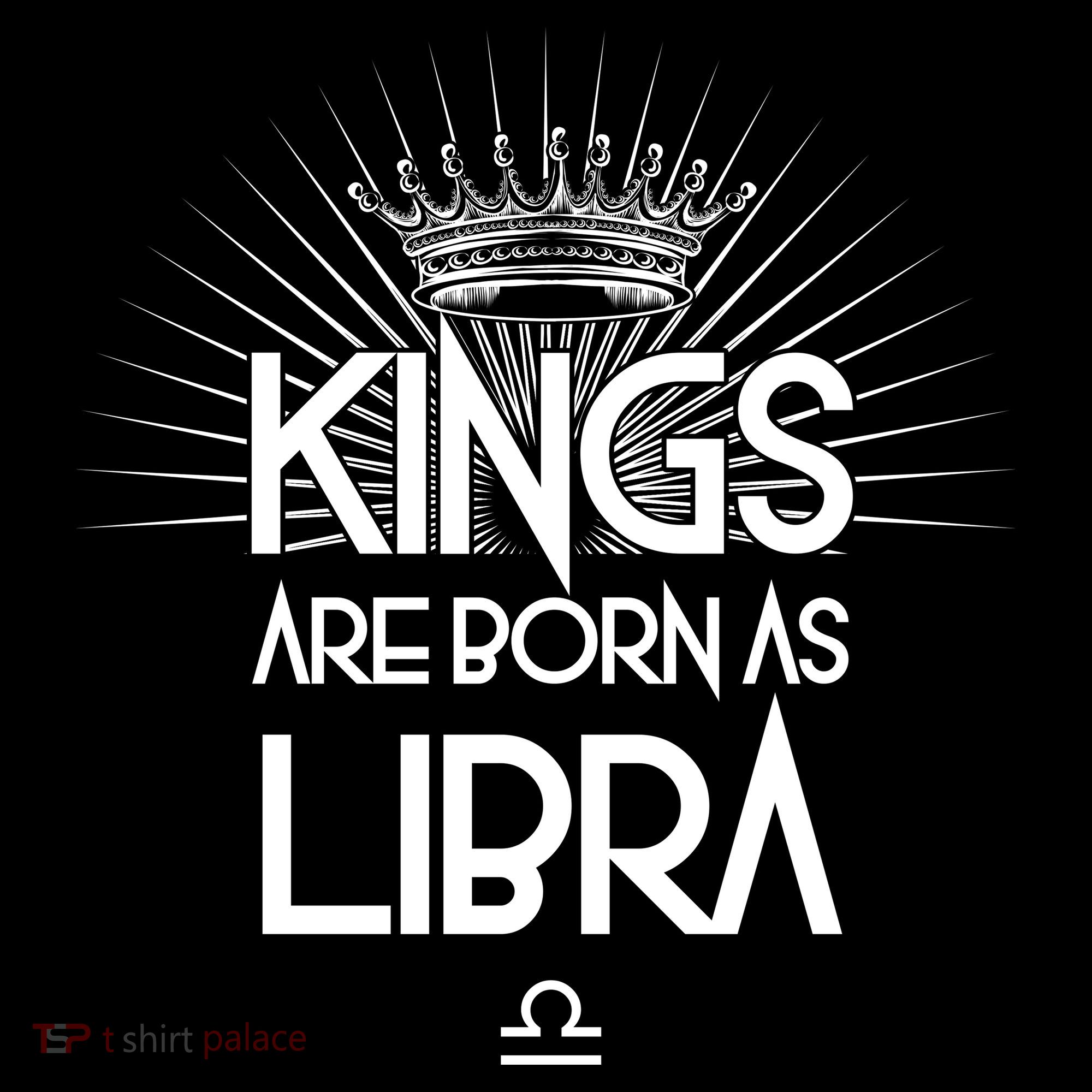Kings Are Born As Libra Kids Hoodie