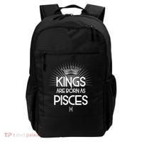 Kings Are Born As Pisces Backpack thumb 0