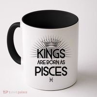 Kings Are Born As Pisces Coffee Mug thumb 0