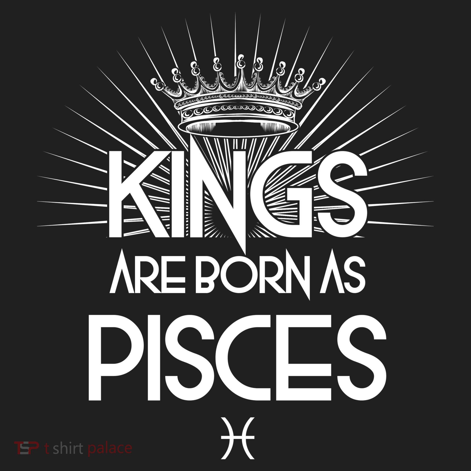 Kings Are Born As Pisces Golf Towel