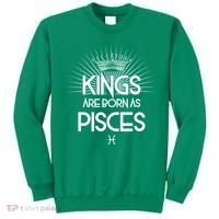 Kings Are Born As Pisces Sweatshirt thumb 0