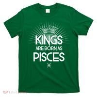 Kings Are Born As Pisces T-Shirt thumb 0