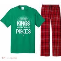 Kings Are Born As Pisces Pajama Set thumb 0
