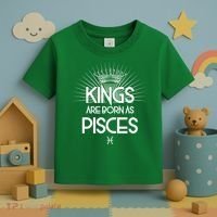 Kings Are Born As Pisces Toddler T-Shirt thumb 3