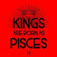 Kings Are Born As Pisces Santa Hat thumb 1