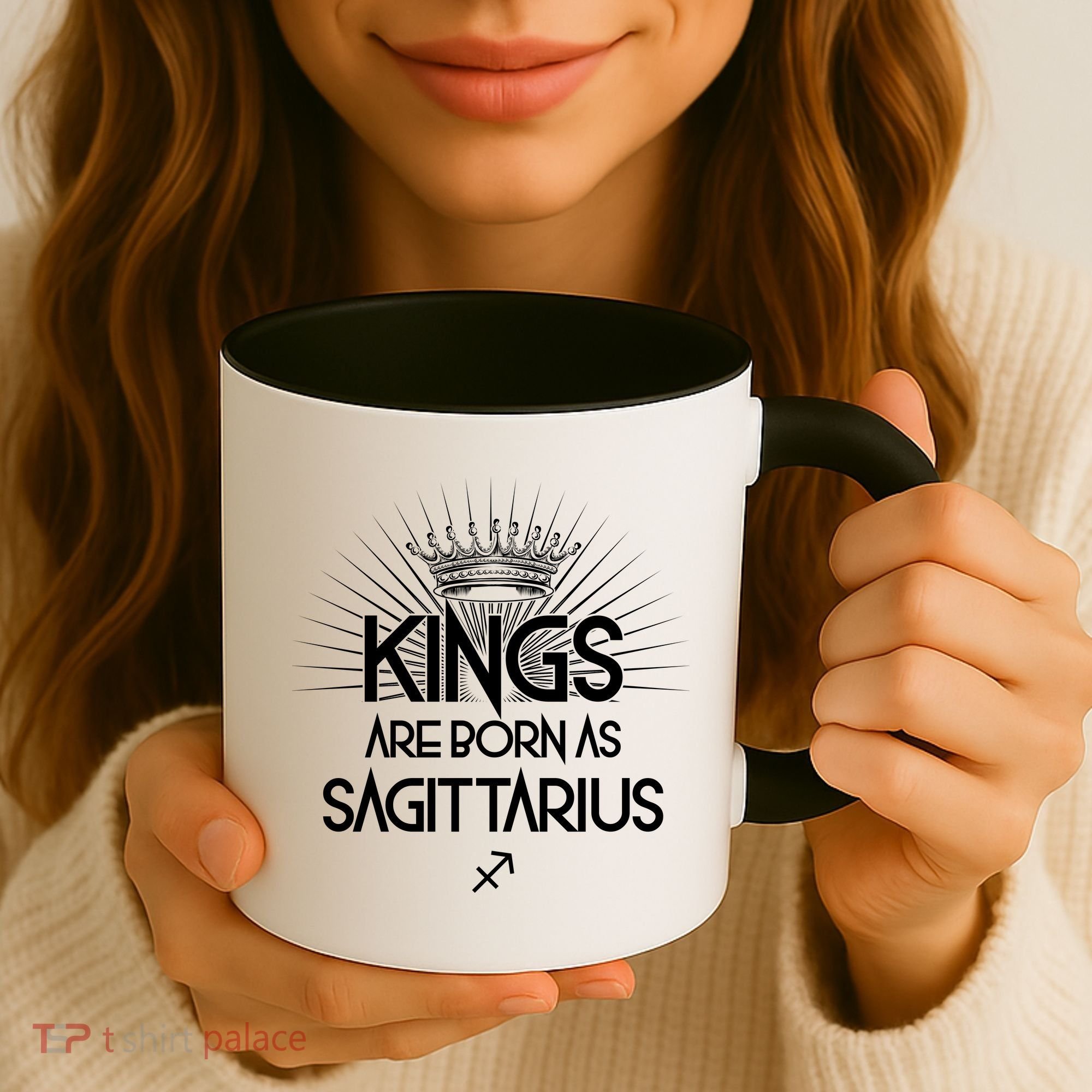 Kings Are Born As Sagittarius Coffee Mug