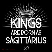 Kings Are Born As Sagittarius Women's Hoodie thumb 2