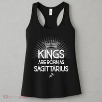 Kings Are Born As Sagittarius Women's Tank Top thumb 3