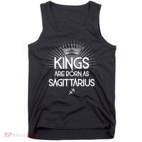 Kings Are Born As Sagittarius Tank Top thumb 0