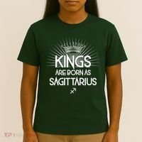 Kings Are Born As Sagittarius T-Shirt thumb 4