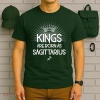Kings Are Born As Sagittarius T-Shirt thumb 6