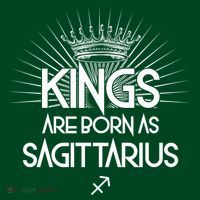 Kings Are Born As Sagittarius Button thumb 1