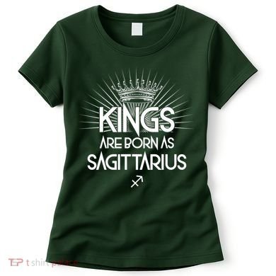 Kings Are Born As Sagittarius Women's T-Shirt