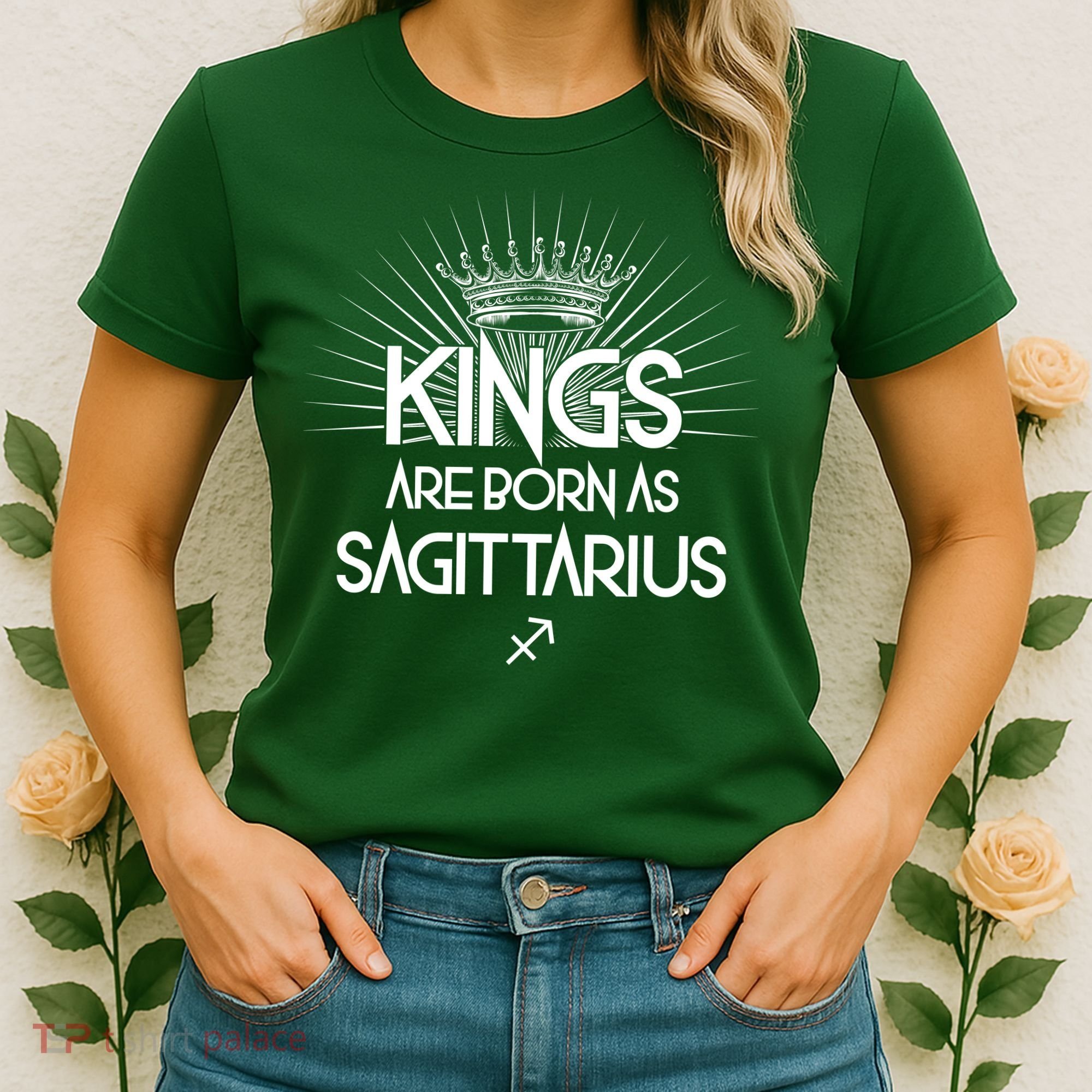 Kings Are Born As Sagittarius Women's T-Shirt