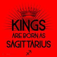 Kings Are Born As Sagittarius Santa Hat thumb 1