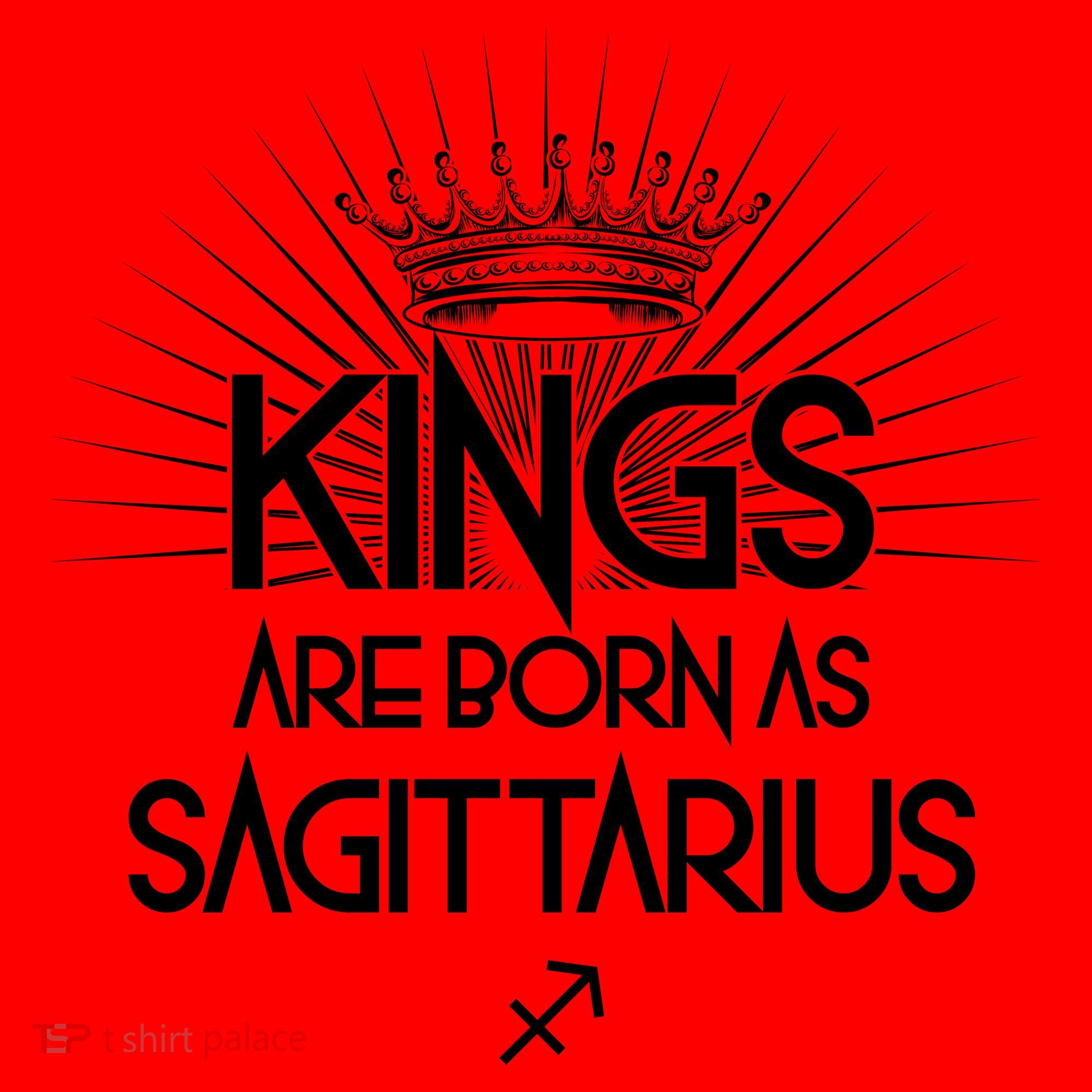 Kings Are Born As Sagittarius Santa Hat