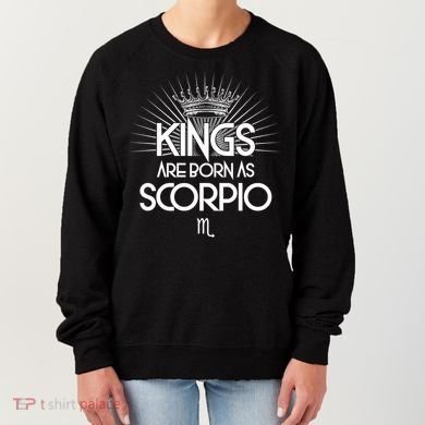 Kings Are Born As Scorpio Women's Sweatshirt