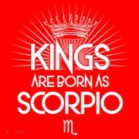 Kings Are Born As Scorpio Doggie Tank thumb 4