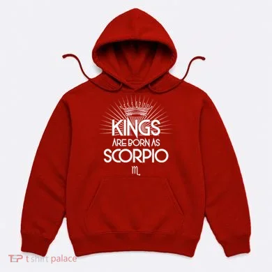 Kings Are Born As Scorpio Hoodie