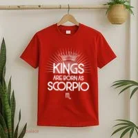 Kings Are Born As Scorpio T-Shirt thumb 2