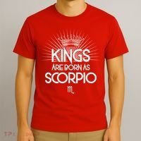 Kings Are Born As Scorpio T-Shirt thumb 3