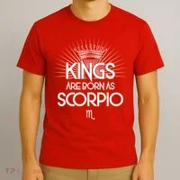 Kings Are Born As Scorpio T-Shirt thumb 3