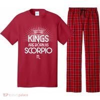 Kings Are Born As Scorpio Pajama Set thumb 0