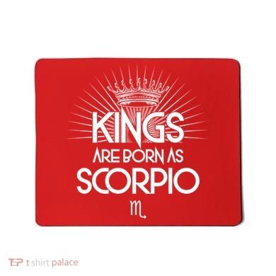 Kings Are Born As Scorpio Mousepad