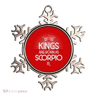 Kings Are Born As Scorpio Ornament