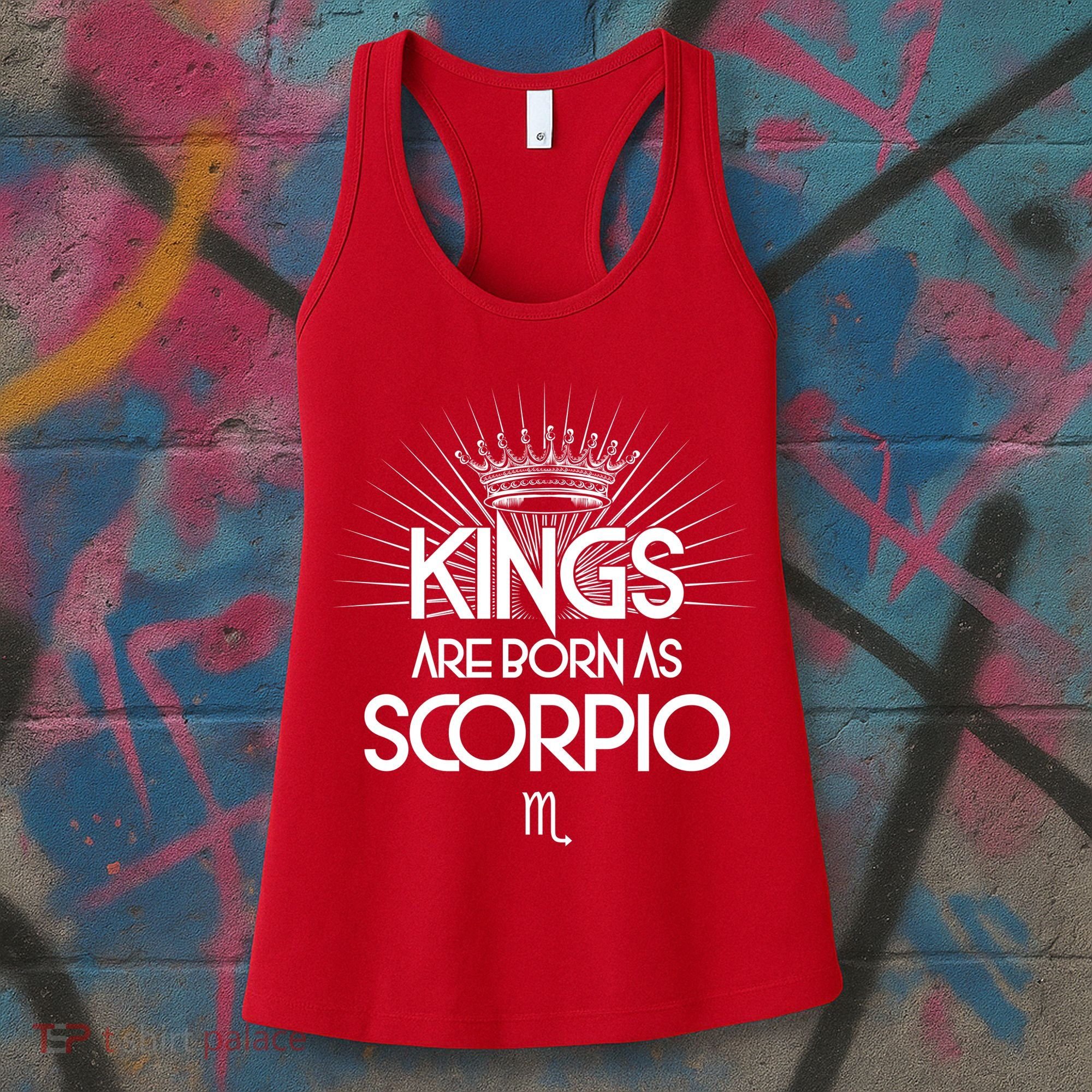 Kings Are Born As Scorpio Women's Tank Top
