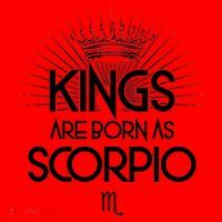 Kings Are Born As Scorpio Santa Hat thumb 1
