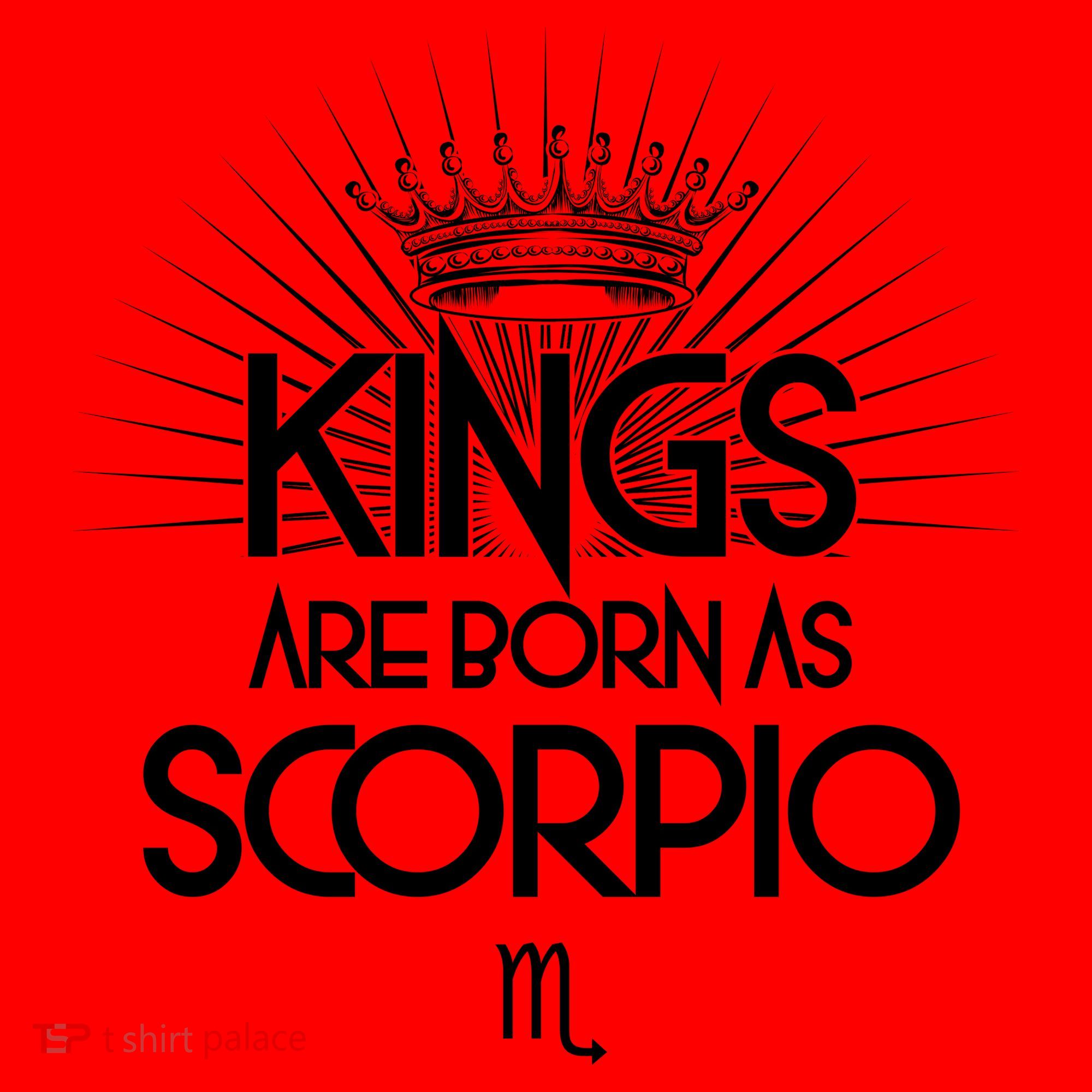 Kings Are Born As Scorpio Santa Hat